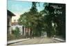 Syracuse, New York - View Down East Fayette Street-Lantern Press-Mounted Art Print