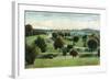 Syracuse, New York - View of Burnet Park-Lantern Press-Framed Art Print