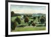 Syracuse, New York - View of Burnet Park-Lantern Press-Framed Premium Giclee Print