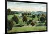 Syracuse, New York - View of Burnet Park-Lantern Press-Framed Art Print