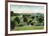 Syracuse, New York - View of Burnet Park-Lantern Press-Framed Art Print