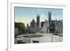 Syracuse, New York - View of the Public Circle-Lantern Press-Framed Premium Giclee Print