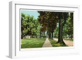 Syracuse, New York - View Up James Street-Lantern Press-Framed Art Print