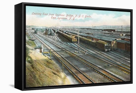 Syracuse Rail Yards-null-Framed Stretched Canvas