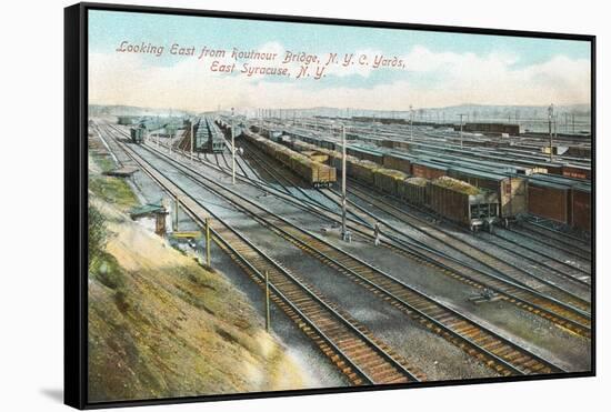 Syracuse Rail Yards-null-Framed Stretched Canvas