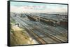 Syracuse Rail Yards-null-Framed Stretched Canvas
