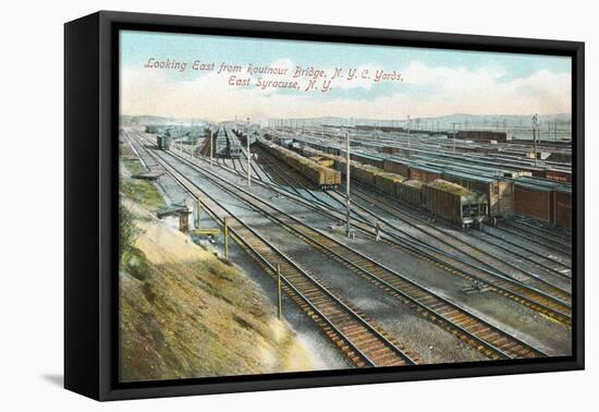 Syracuse Rail Yards-null-Framed Stretched Canvas