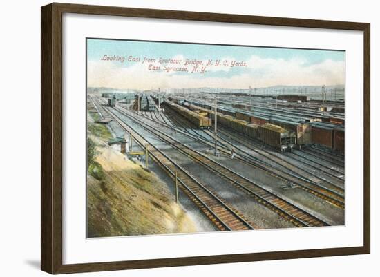 Syracuse Rail Yards-null-Framed Art Print