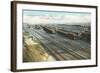 Syracuse Rail Yards-null-Framed Art Print