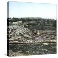 Syracuse (Sicily, Italy), the Greek Theater (Vth Century B,C,), Circa 1860-Leon, Levy et Fils-Stretched Canvas