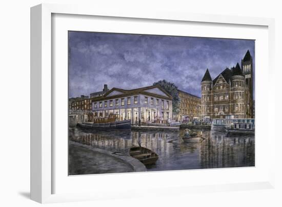 Syracuse: The Weighlocks And City Hall-Stanton Manolakas-Framed Giclee Print