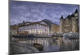 Syracuse: The Weighlocks And City Hall-Stanton Manolakas-Mounted Giclee Print