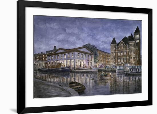 Syracuse: The Weighlocks And City Hall-Stanton Manolakas-Framed Giclee Print