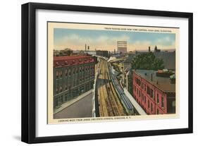 Syracuse Train, New York State-null-Framed Art Print