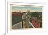 Syracuse Train, New York State-null-Framed Premium Giclee Print