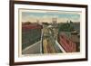 Syracuse Train, New York State-null-Framed Premium Giclee Print