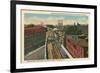 Syracuse Train, New York State-null-Framed Premium Giclee Print