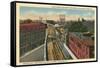 Syracuse Train, New York State-null-Framed Stretched Canvas