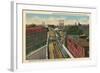 Syracuse Train, New York State-null-Framed Art Print