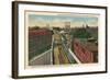 Syracuse Train, New York State-null-Framed Art Print