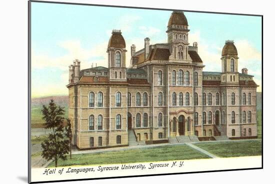 Syracuse University, New York-null-Mounted Art Print