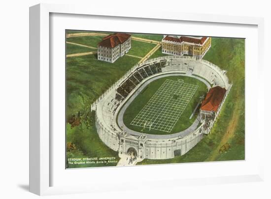 Syracuse University Stadium, New York-null-Framed Art Print