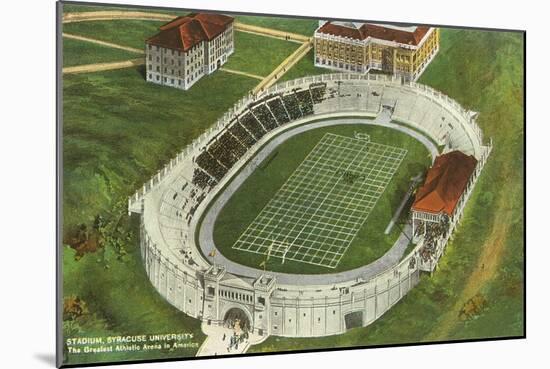 Syracuse University Stadium, New York-null-Mounted Art Print