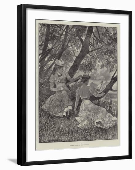 Syrens-Richard Caton Woodville II-Framed Giclee Print