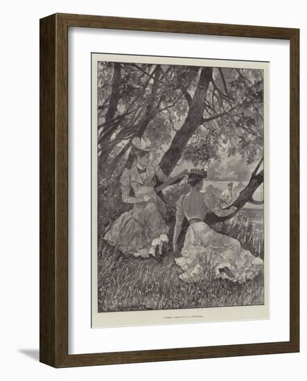 Syrens-Richard Caton Woodville II-Framed Giclee Print