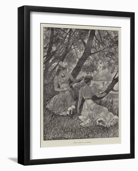 Syrens-Richard Caton Woodville II-Framed Giclee Print