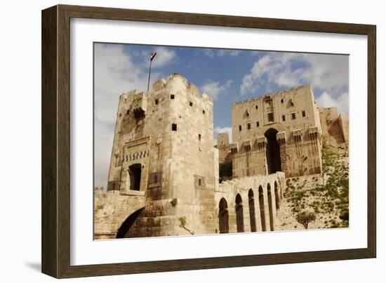 Syria, Aleppo, Citadel-null-Framed Giclee Print