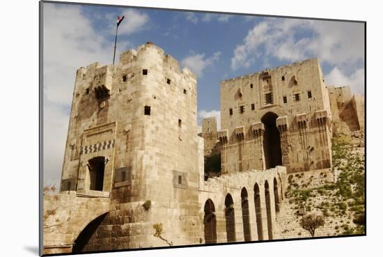 Syria, Aleppo, Citadel-null-Mounted Giclee Print