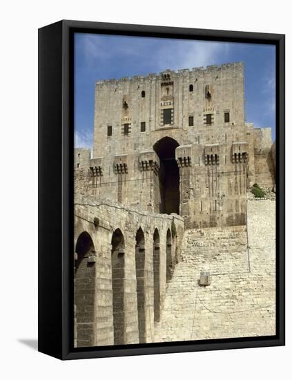 Syria, Aleppo, the Citadel-null-Framed Stretched Canvas