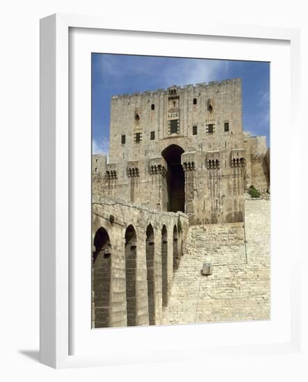 Syria, Aleppo, the Citadel-null-Framed Photographic Print