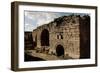 Syria, Bosra, Ancient Bosra, UNESCO World Heritage List, 1980, Ruins of Roman South Baths-null-Framed Giclee Print