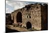 Syria, Bosra, Ancient Bosra, UNESCO World Heritage List, 1980, Ruins of Roman South Baths-null-Mounted Giclee Print