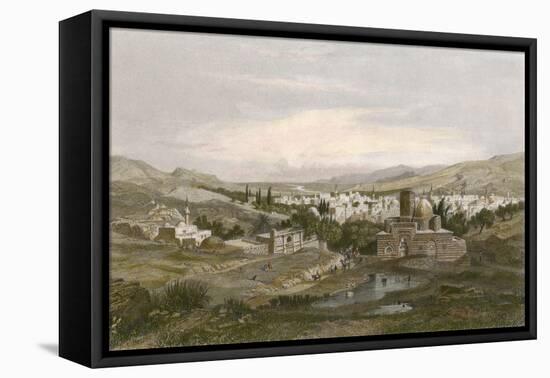 Syria, Damascus C1840-C Werner-Framed Stretched Canvas