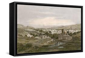 Syria, Damascus C1840-C Werner-Framed Stretched Canvas