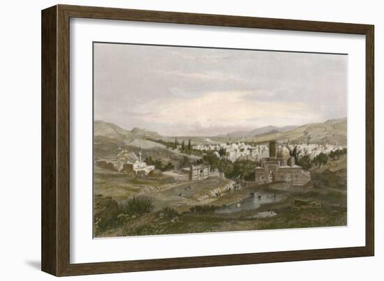 Syria, Damascus C1840-C Werner-Framed Art Print