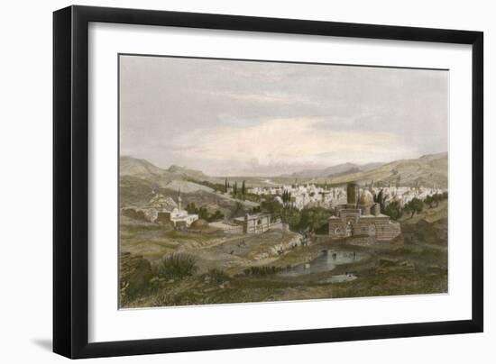 Syria, Damascus C1840-C Werner-Framed Art Print
