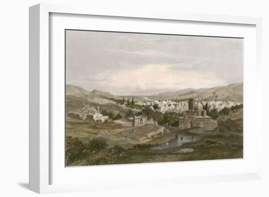 Syria, Damascus C1840-C Werner-Framed Art Print