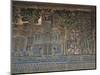 Syria, Damascus, Old City, Umayyad Mosque, Western Colonnade, Mosaics-null-Mounted Giclee Print