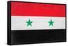 Syria Flag Design with Wood Patterning - Flags of the World Series-Philippe Hugonnard-Framed Stretched Canvas