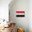 Syria Flag Design with Wood Patterning - Flags of the World Series-Philippe Hugonnard-Art Print displayed on a wall