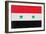 Syria Flag Design with Wood Patterning - Flags of the World Series-Philippe Hugonnard-Framed Art Print