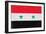 Syria Flag Design with Wood Patterning - Flags of the World Series-Philippe Hugonnard-Framed Art Print