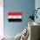 Syria Flag Design with Wood Patterning - Flags of the World Series-Philippe Hugonnard-Art Print displayed on a wall