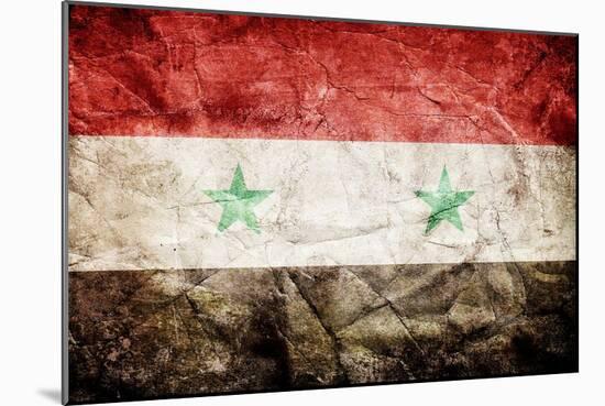 Syria Flag-kwasny221-Mounted Art Print