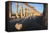 Syria, Palmyra, Colonnaded Street, the Decumanus-Steve Roxbury-Framed Stretched Canvas