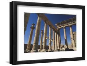 Syria, Palmyra, View of Temple of Bel-Steve Roxbury-Framed Photographic Print